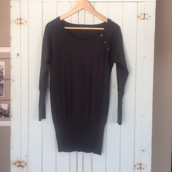 Talula Charcoal Grey Tunic Sweater - Picture 1 of 5